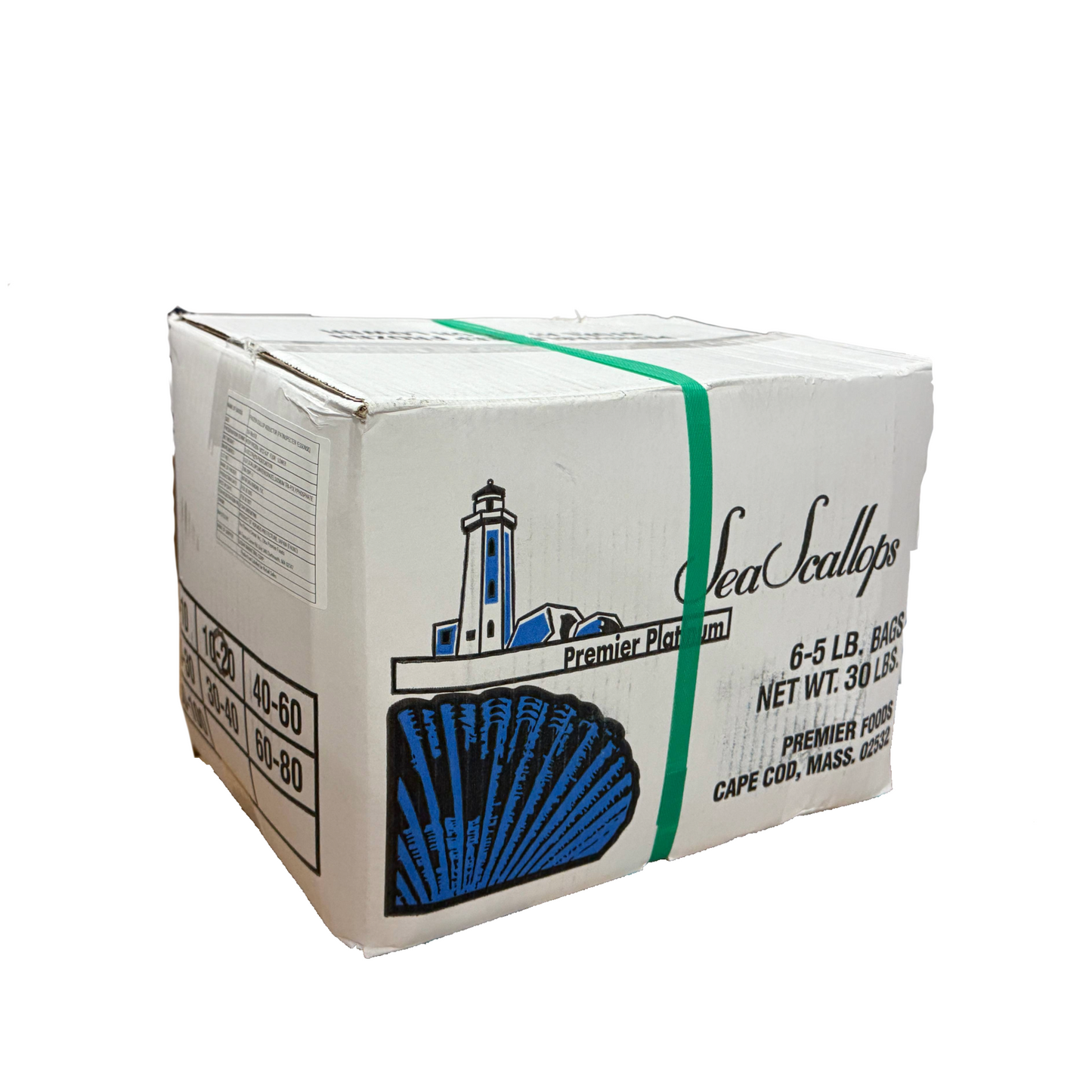 Japan Scallop IQF(Meat Only) -Size 20/30