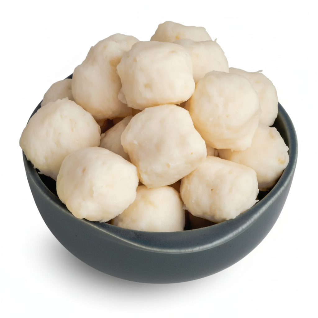 Squid flavour fish ball