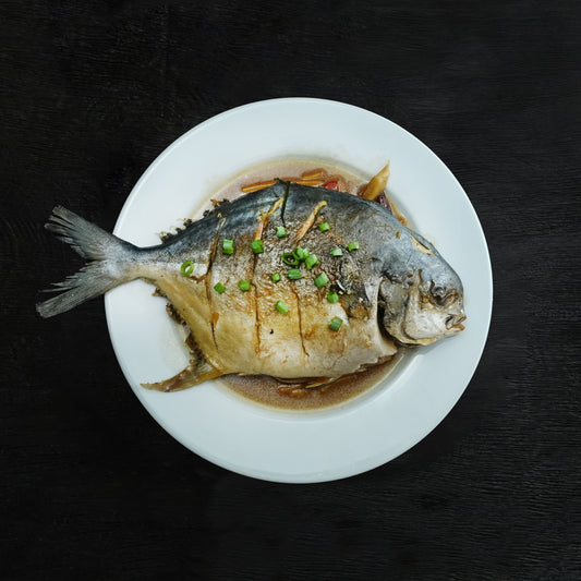 Whole round Pompano - Size 600/800