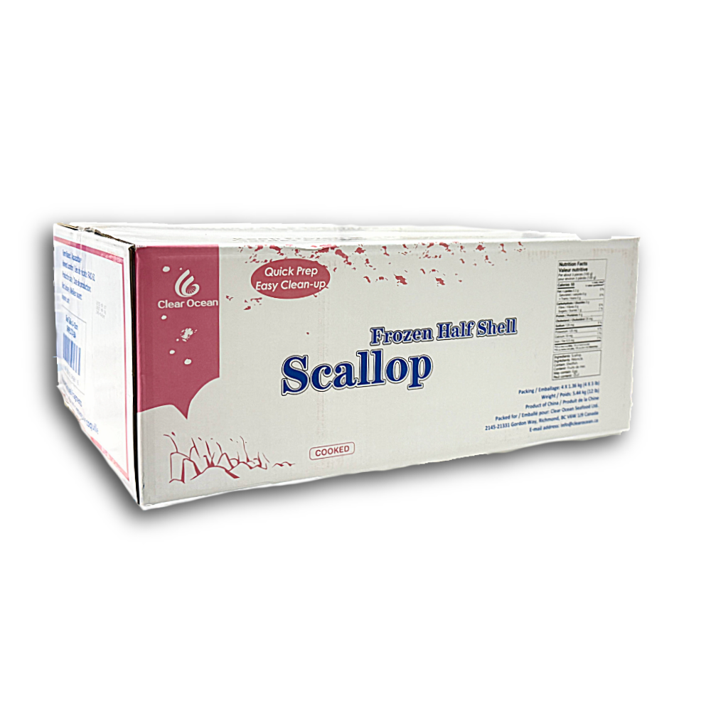 Frozen Half Shell Scallop - Size9-10cm