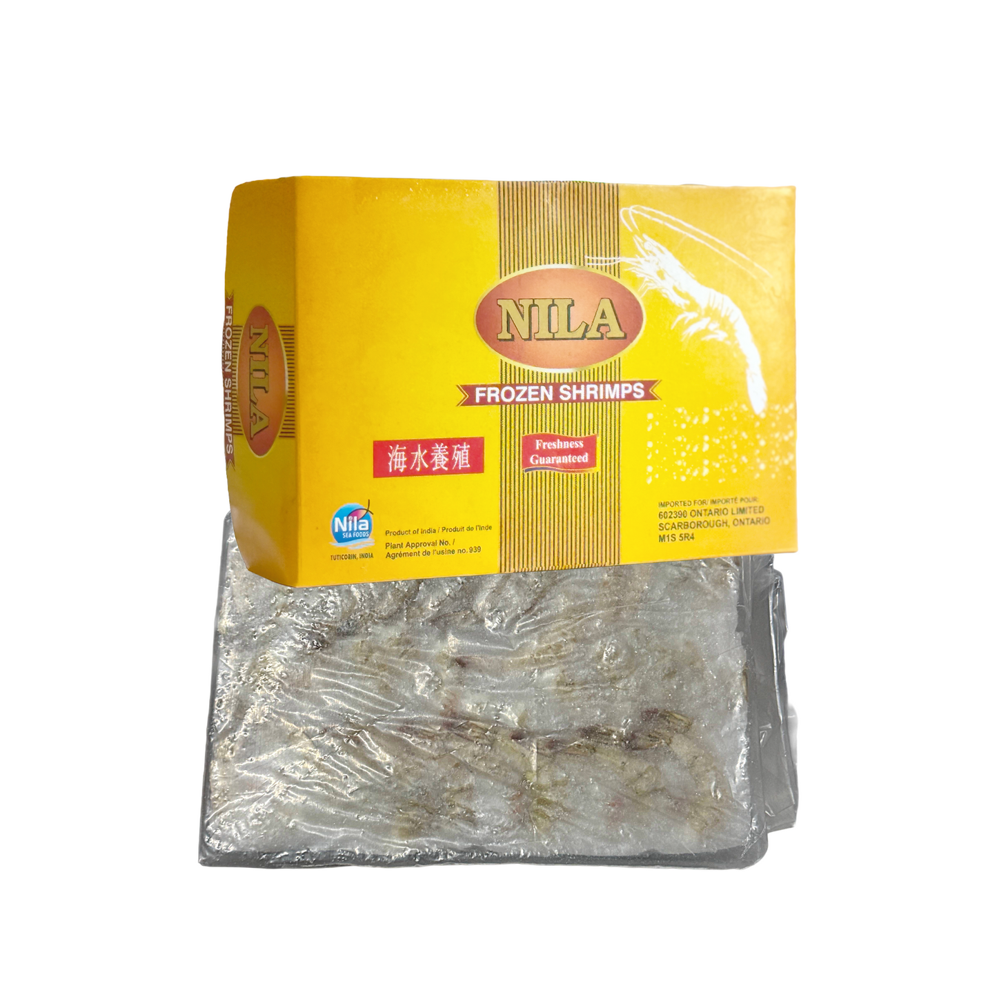 India White Shrimp no head - Size 26/30